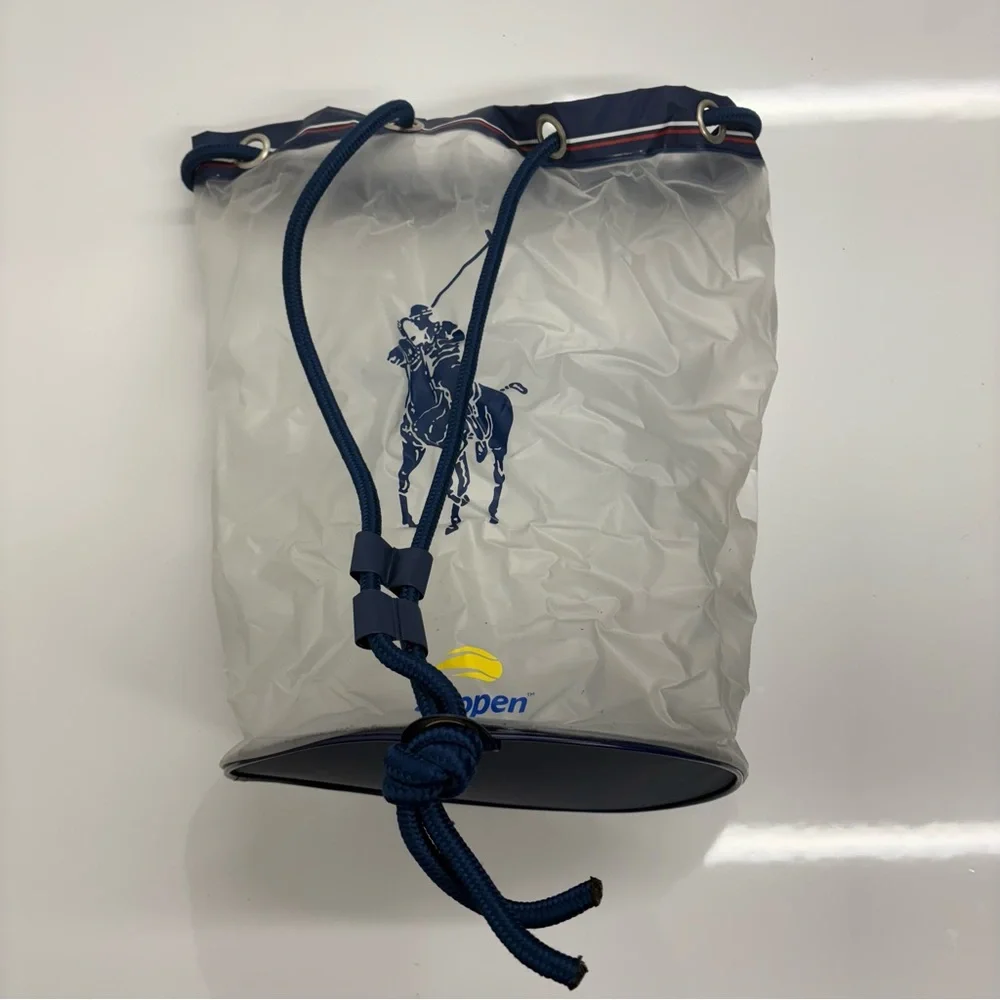Polo by Ralph Lauren Striped Duffel Bag - White and Navy